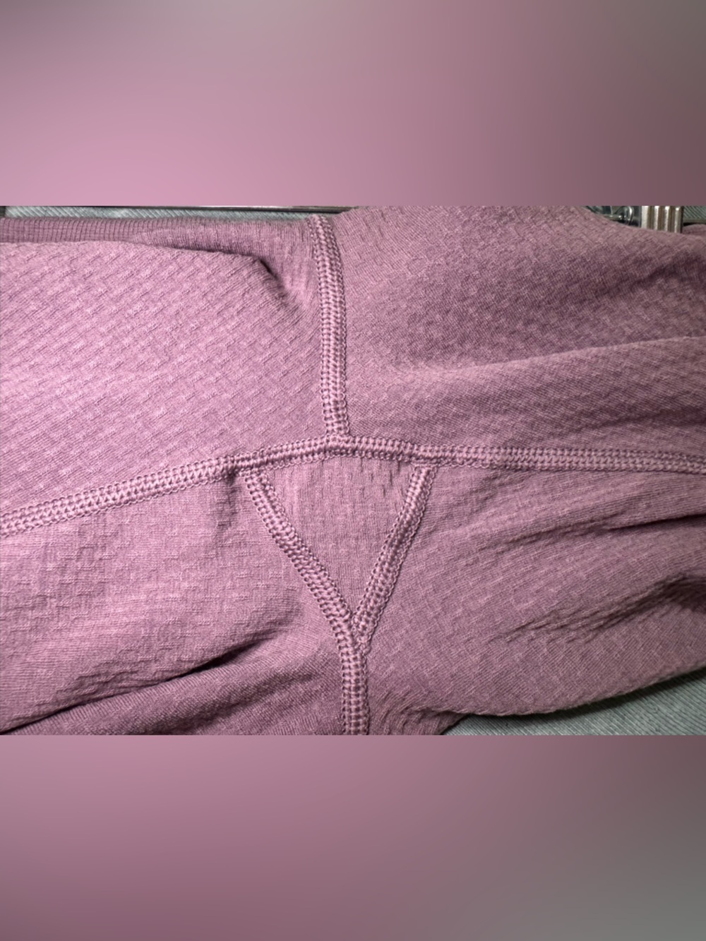 Lululemon Keep the Heat Thermal High-Rise Tight 28" in Purple Ash Size 4 - Picture 8 of 13